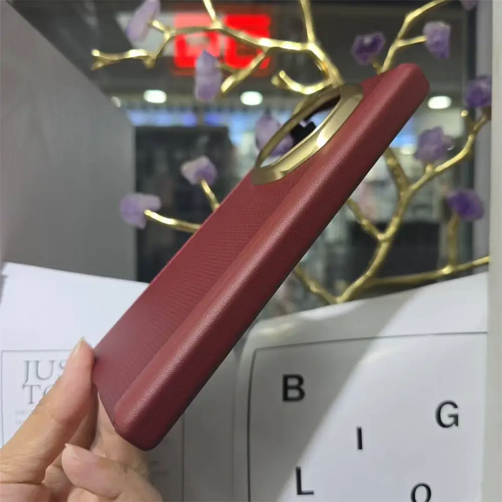 磁気プレミアムリアルアラミドカーボンファイバーケース Huawei Mate XT XTs ダブルヒンジカバー用