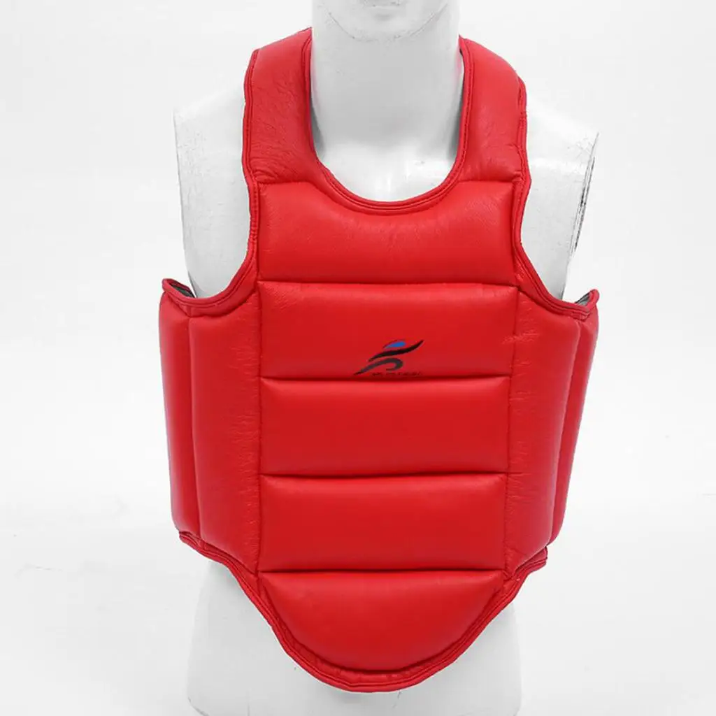 Karate Protectors Chest Shield EVA Material Belly Armour Sports Protection Gear for Unisex Boxing Sanda Martial Arts