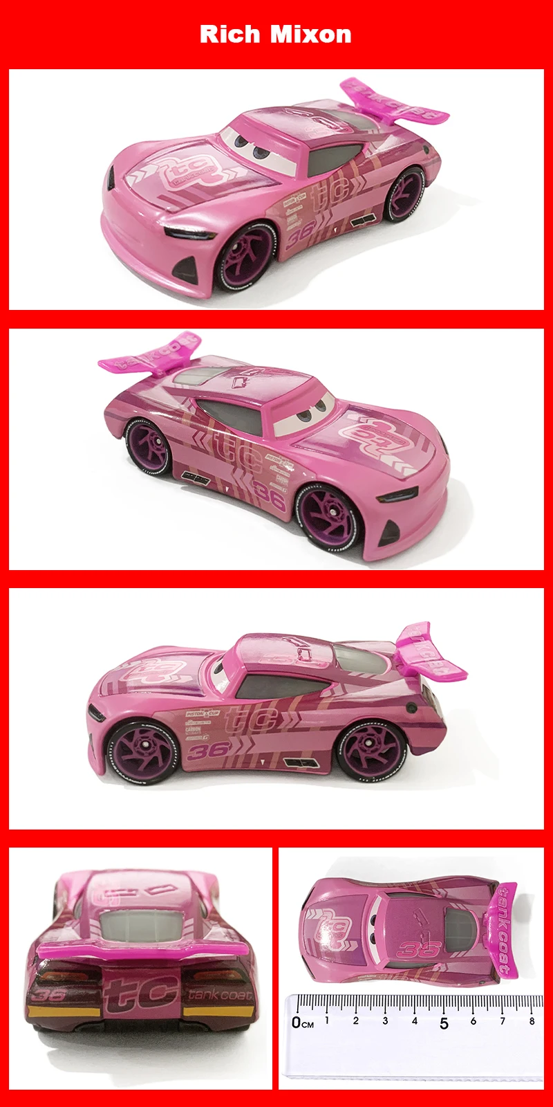 Pixar Cars 3 Spielzeug Lightning McQueen 1:55 Diecast Neue Generation Nummerierte Rennfahrer Metall Diecast Legierungsautos Spielzeug Geschenke – Detail 13