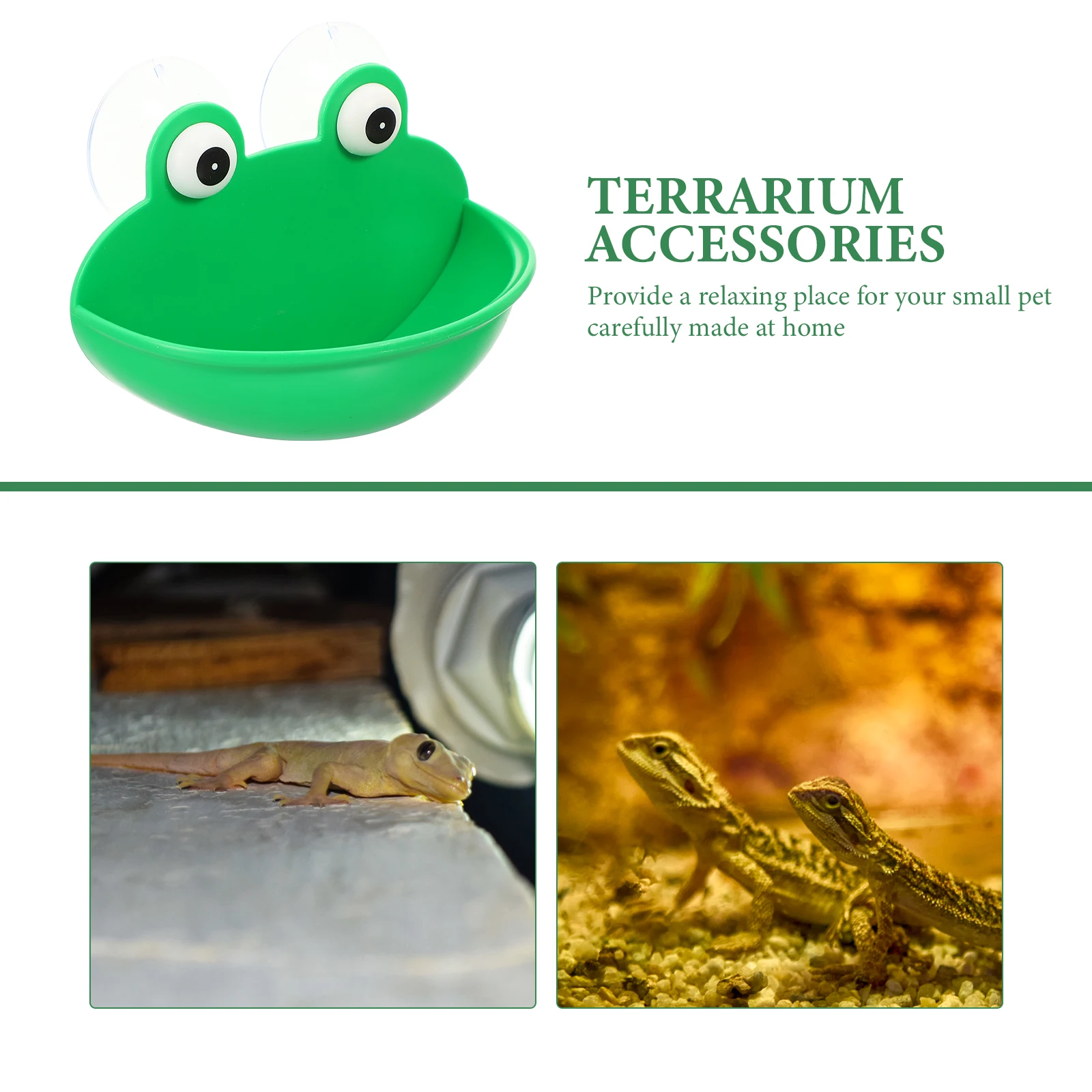 

2PCS Reptile Habitat Climbing Pet Table Amphibian Frog Terrarium Accessories Safe Material Long Reptile Habitat Use