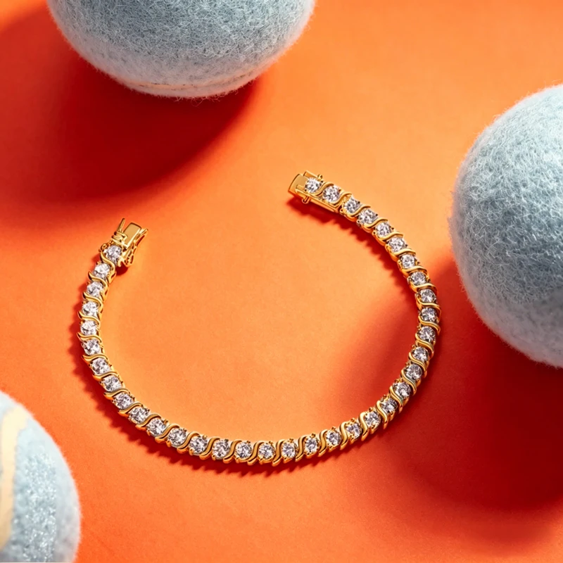 Thumbnail 4 - #44 Top Moissanite Tennis Bracelets Picks for Every Budget