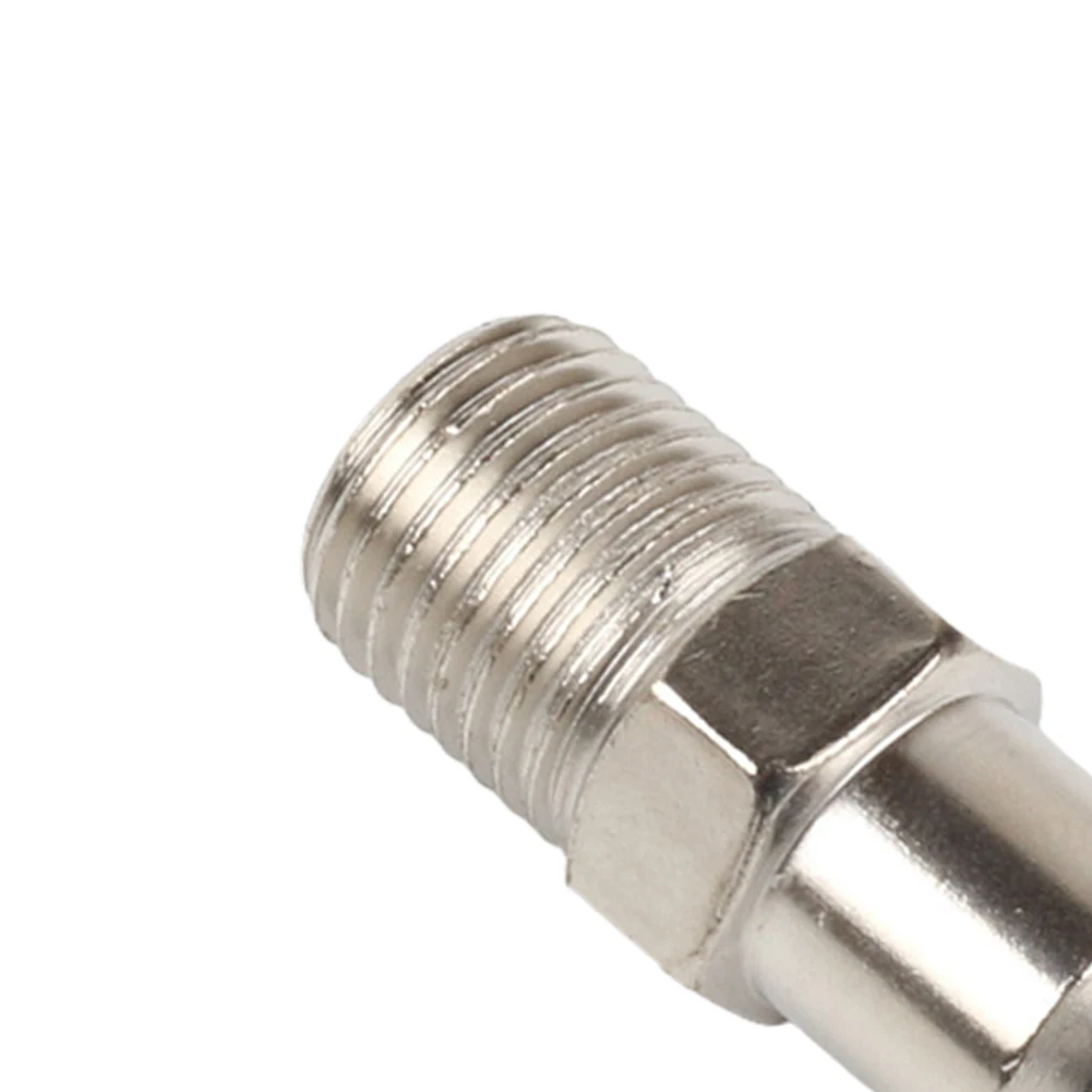 Parts Quick Adapters Grinders Quick Adapters Plug Adapter 215psi Air Hose Fittings 1/4\\\" Iron Chrome Plated