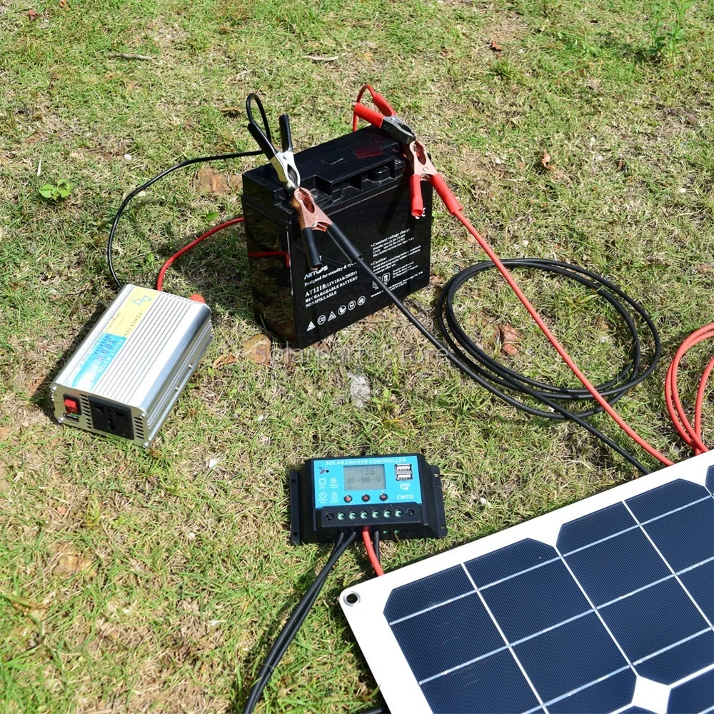 Flexible Solar Panel 120W 12V 240W Balcony Power Panneau Solaire for Motorhomes Campers, Vans, Boats and Other Uneven Surfaces