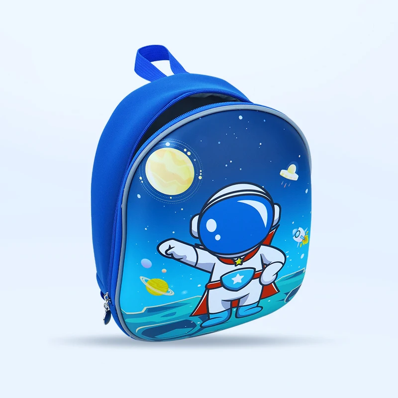 Chinllo New EVA Hard Shell Kids Bag Blue Children's Cartoon Backpack Large Capacity Cute Bagpack Baby Infantil Mochila B-515