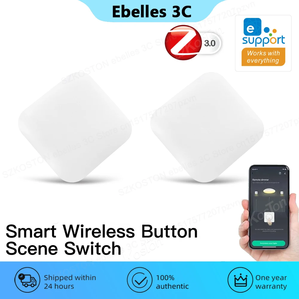 Ewelinkアプリzigbeeスマートシーンスイッチワイヤレスリモコンプッシュボタンスマートホームオートメーションキーewelink zigbeeゲートウェイ用