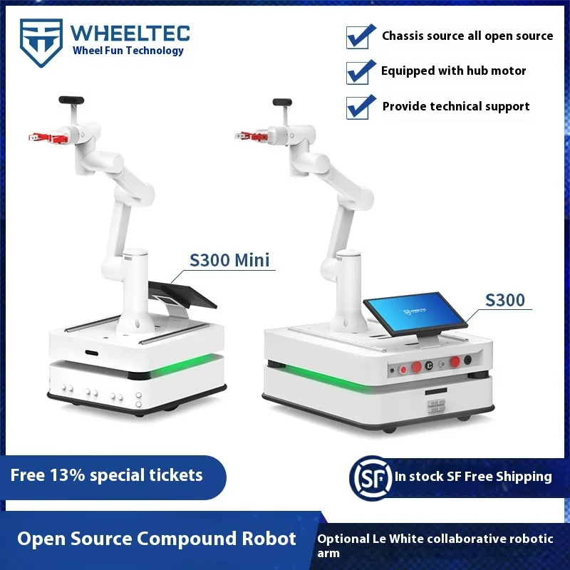 Open Source Composiet Robot S300 Lebai Lm3 Collaboratieve Robotarm Mobiel Grijpen Automatisch Opladen Ros Navigatie