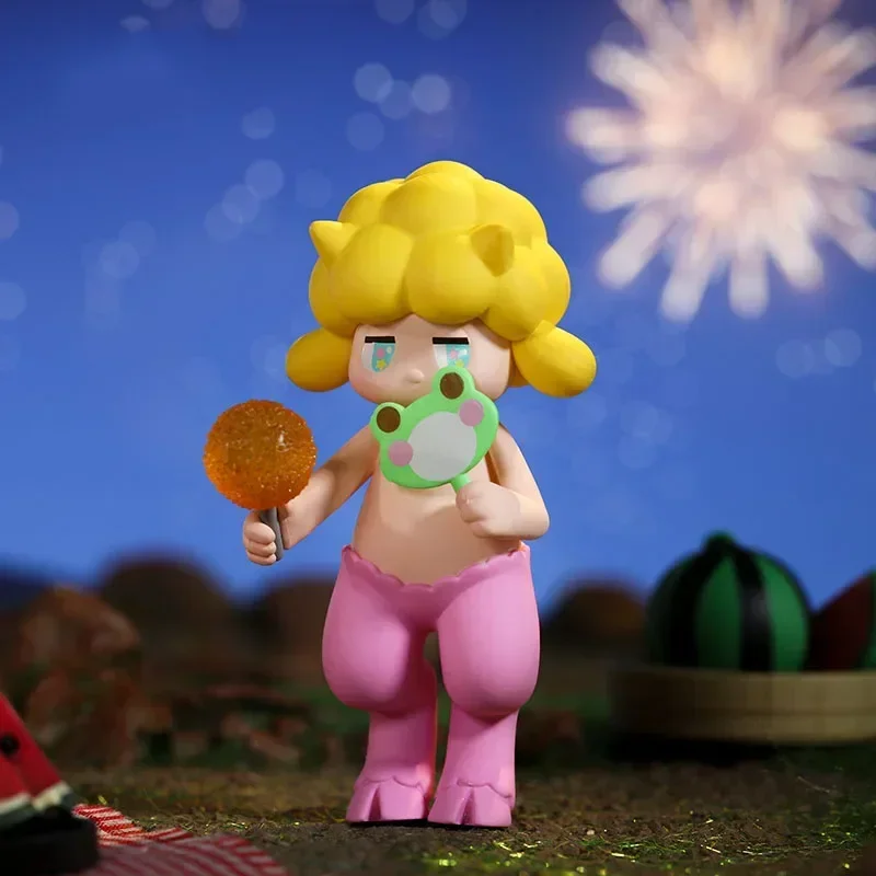 

Pop Mart Satyr Rory Summer Fun Series Blind Box Guess Bag Mystery Box Toys Doll Cute Anime Figure Desktop Ornaments Collection
