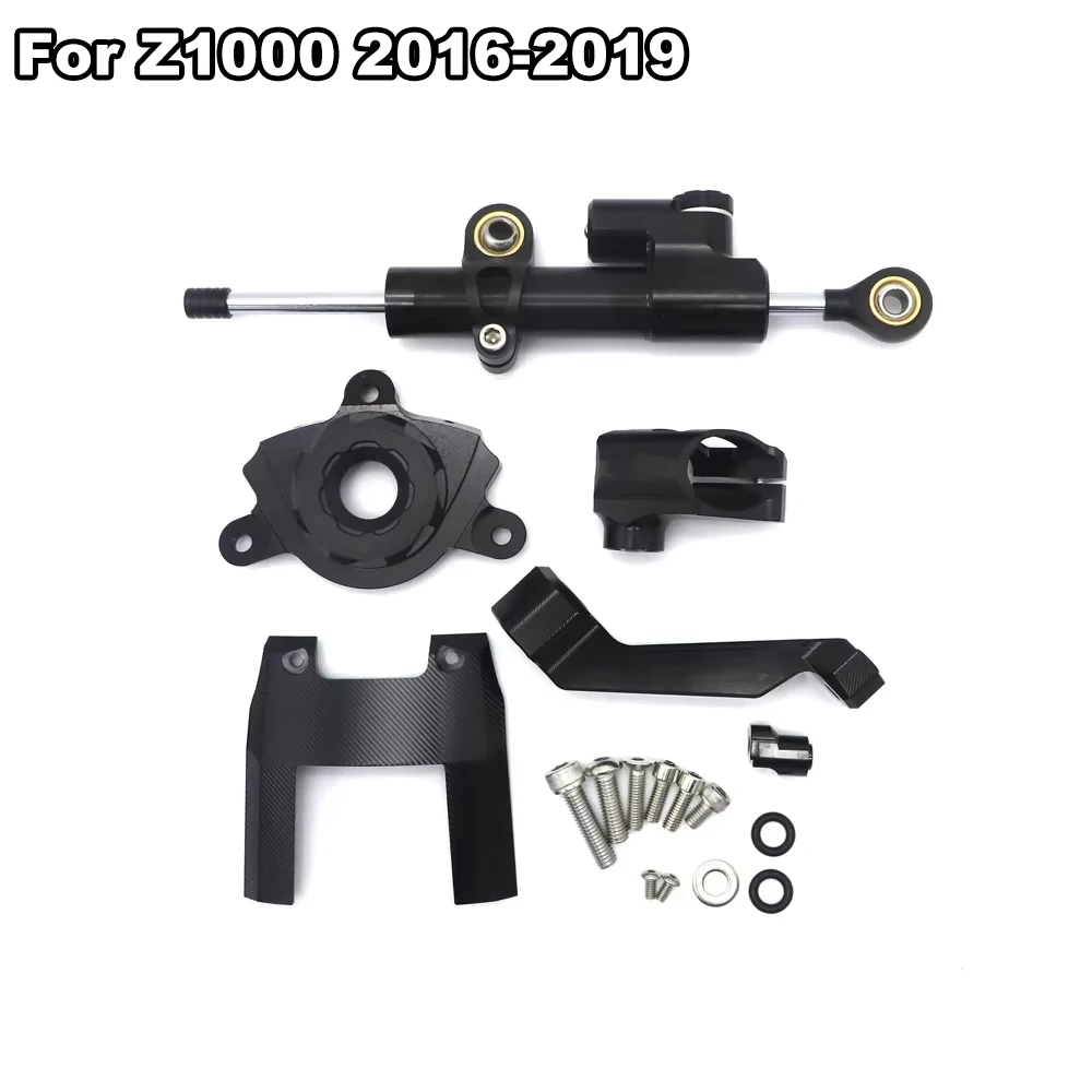 

For Kawasaki Z1000 2016 2017 2018 2019 New Motorcycle Steering Stabilizer Damper and Bracket Kit Mount Support