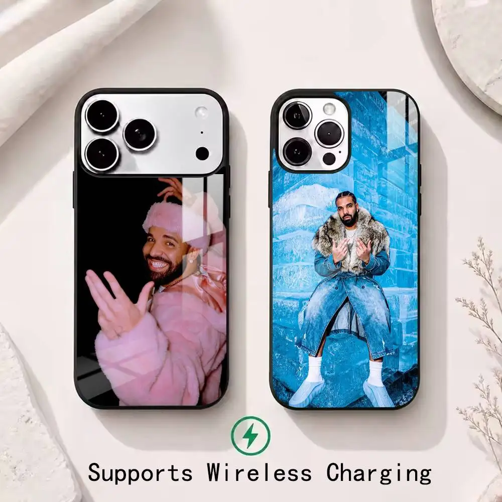 Rapper Singer Drake  Protective Wireless Charging Phone Case For iPhone 11 12 13 14 15 16 17 Pro Max