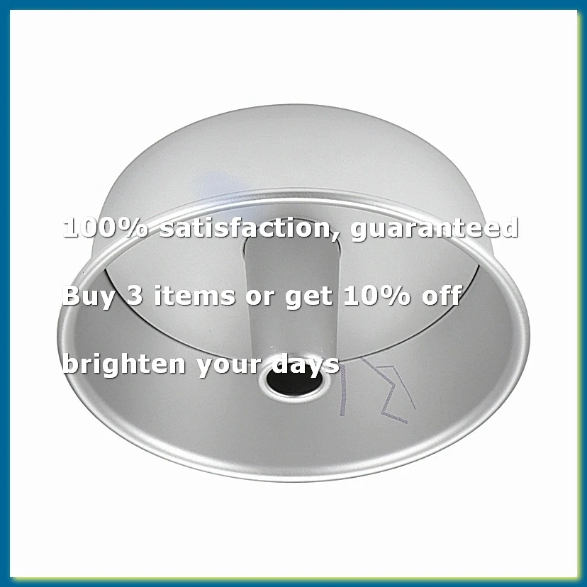 8 Inch Aluminum Alloy Round Chiffon Cake Pan Removable Bottom Hollow Chimney Cake Mold Diy Baking Cake Tools