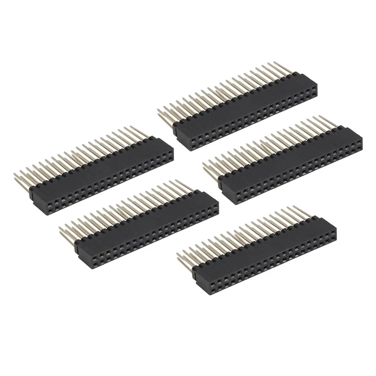[Value Pack]2X20 Pins Stacking Header for A+/Model B+/2/3/4 (Pack of 5)