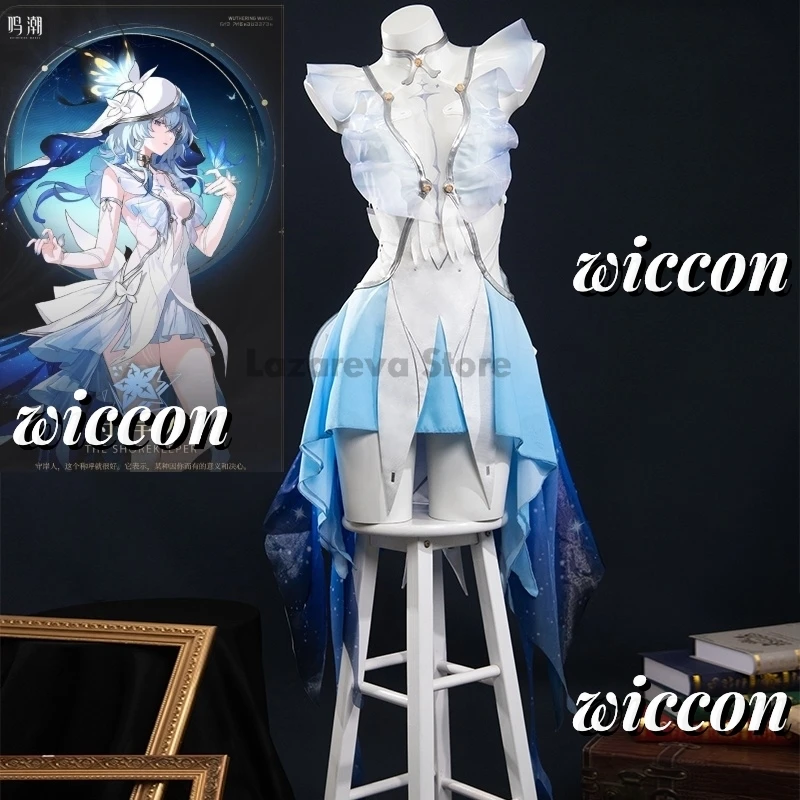 The Shorekeeper Cosplay Wuthering Waves Costume Lovely Dress Uniform Women Game Suit  Halloween Party Outfit Role Play