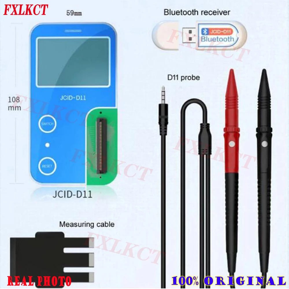 

JCID D11 Intelligent Diagram Digital Detector, Measuring PCB Board Data, Short Circuit Repair, Bluetooth Digital Tester