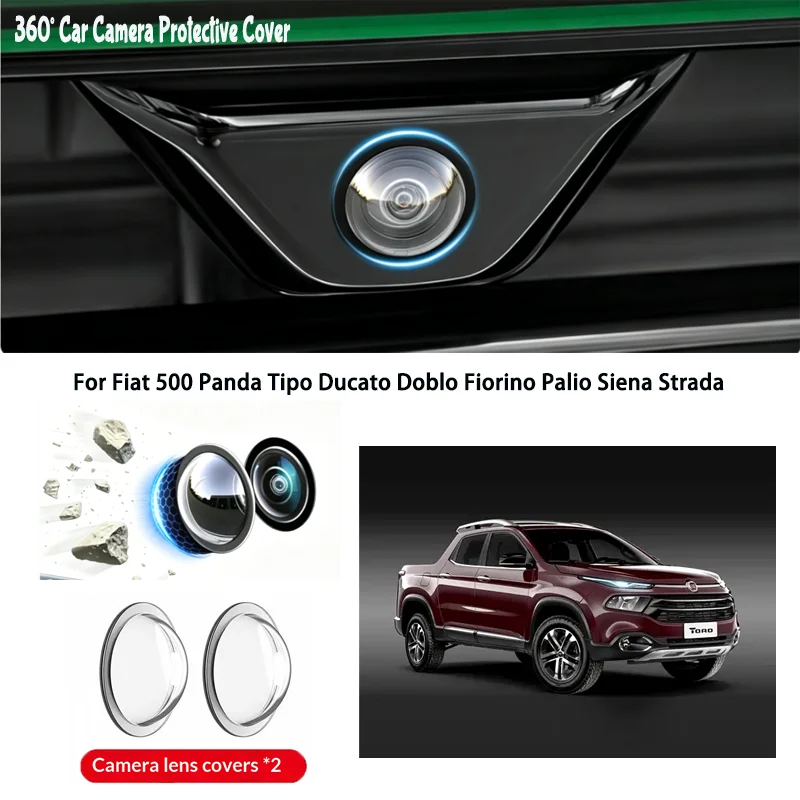 Car camera protective cover lens cover For Fiat 500 Panda Tipo Ducato Doblo Fiorino Palio Siena Strada