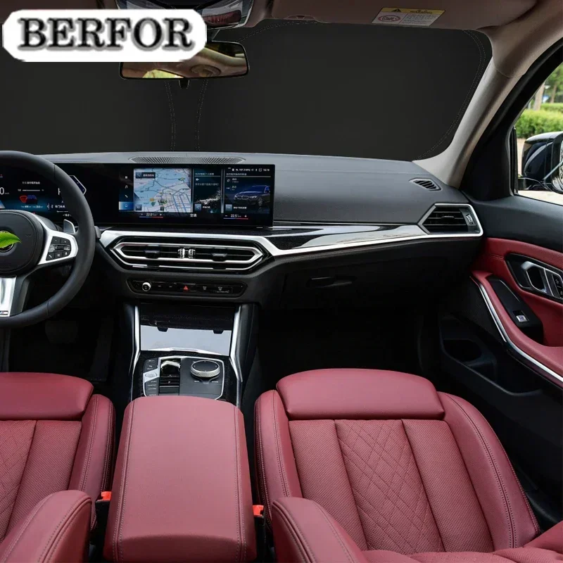 لسيارات BMW 3 Series G20 G28 2021-2023 زجاج سيارة نانو عازل ظلة نافذة أمامية حاجب من الشمس ملحقات داخلية للسيارات #2