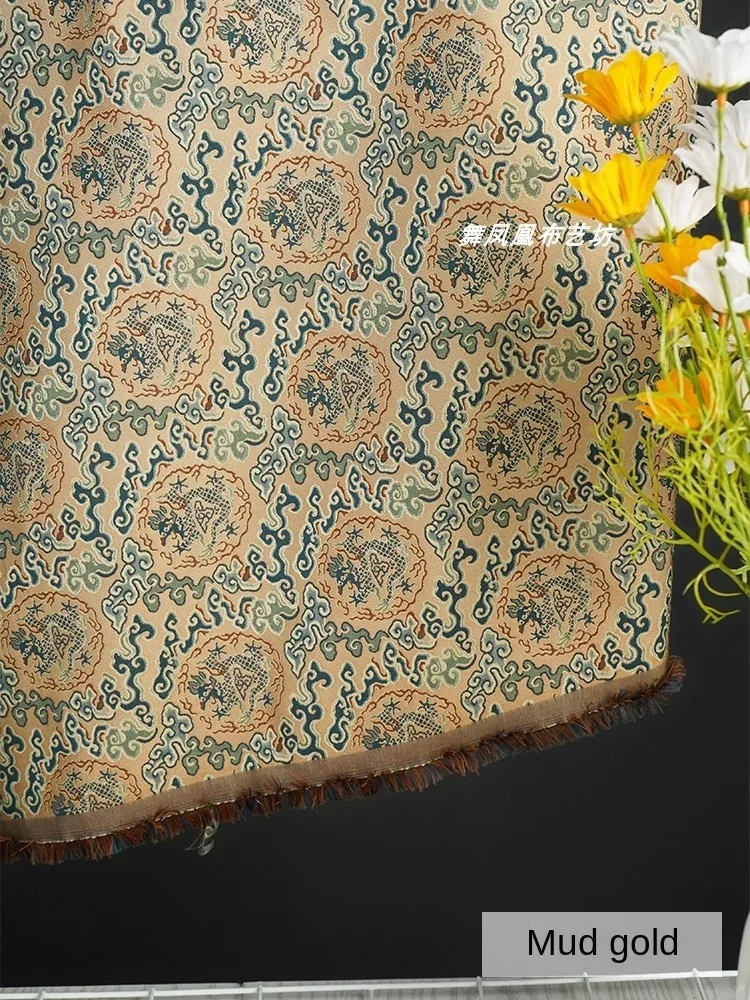 قماش الجاكار النمط الصيني أغنية الديباج Hanfu سترة الملابس الساتان بالجملة القماش Diy Sewina بواسطة متر المواد