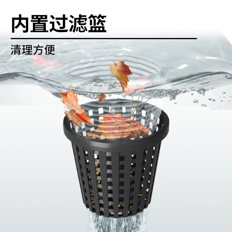 Fish pond surface skimmer Fallen leaf debris collector Outdoor pool Floating matter Pond garbage cleaning filter