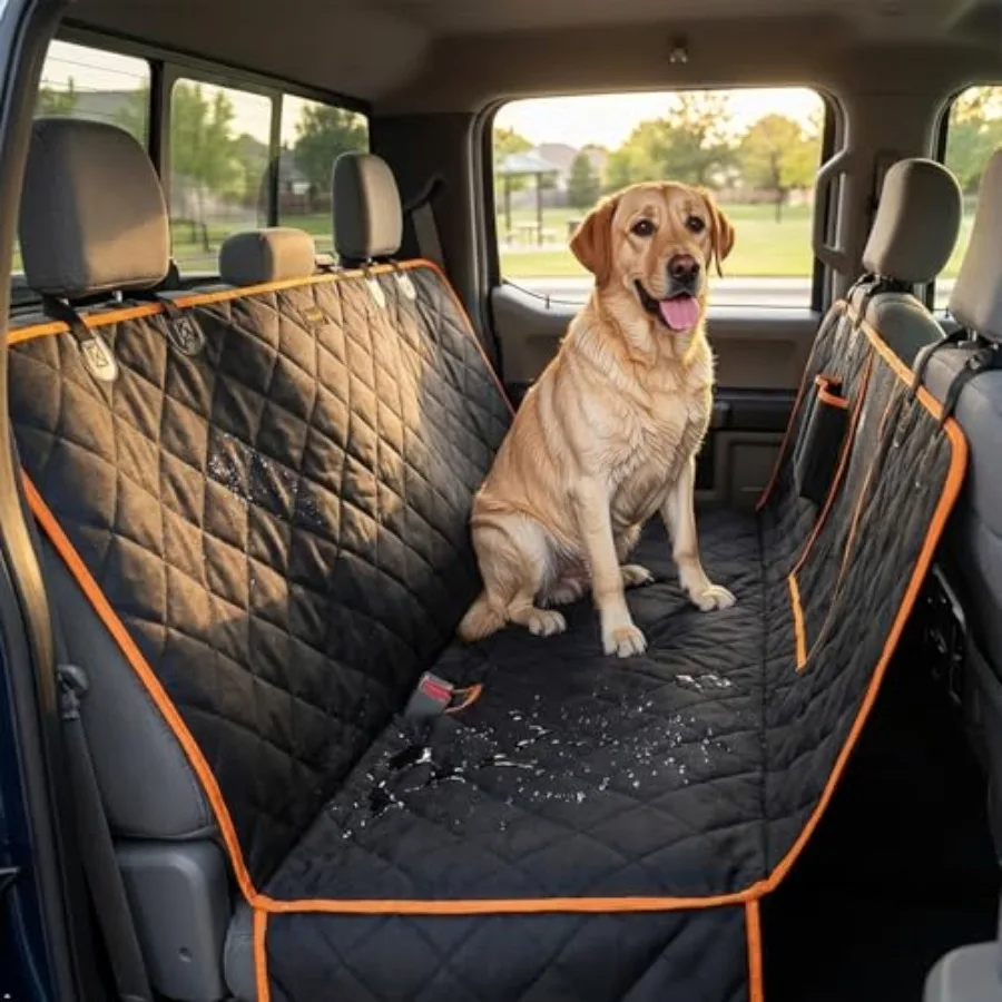 

Dog Seat Covers for s 100% Waterproof Car Hammock for Back Seat Durable X-Large Seat Cover Against Dirt and Dog Fur Machine Was