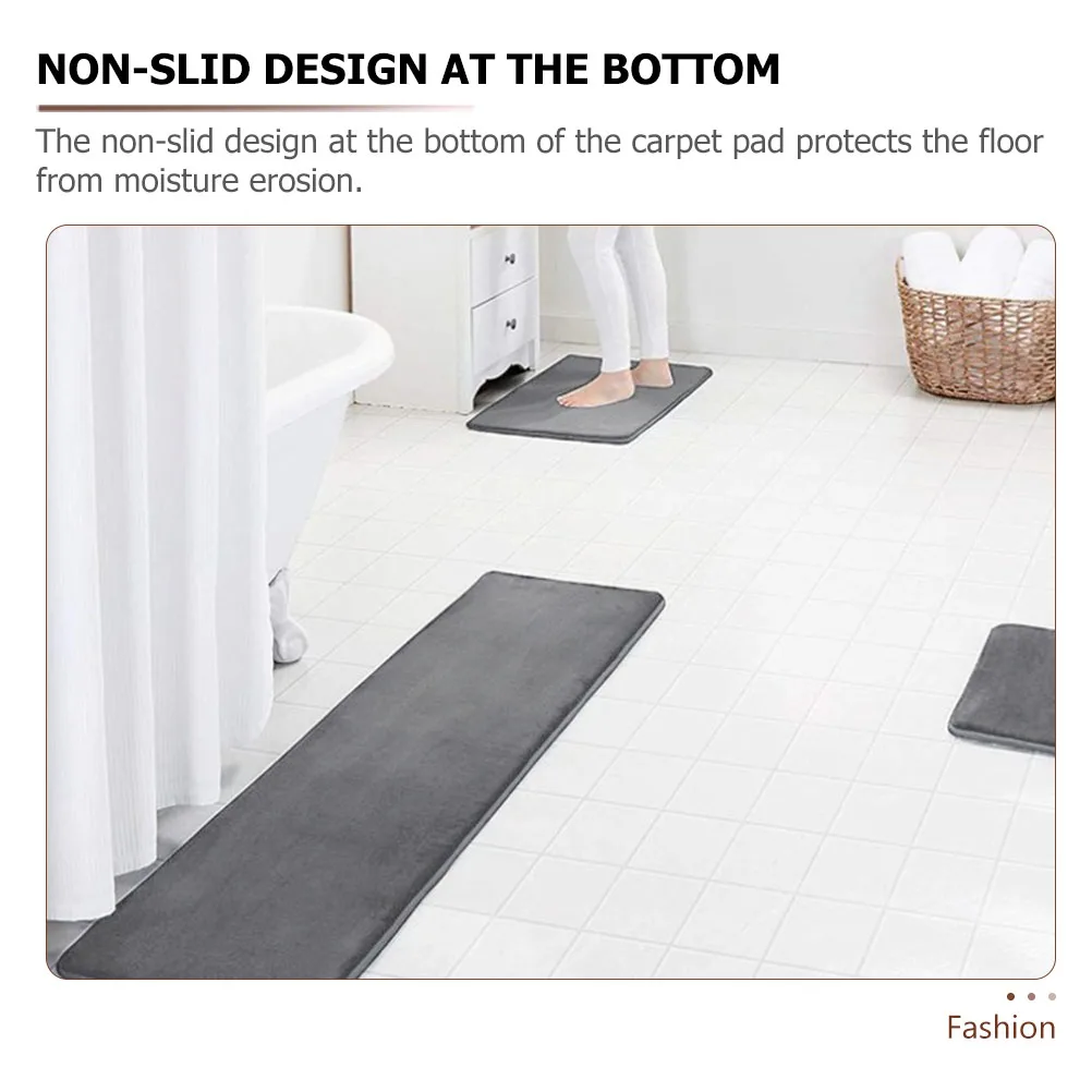 

Non slip Polyester Bathroom Doormat Rug Home Floor Mat Anti s Pad Absorbent Carpet Ground Mats Bath Non Slide Waterproof Dorm