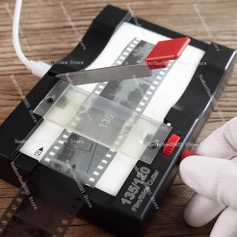 35mm Film Cutter for 135 Cartridge Color B&W Negative Slicing Viewer Tool