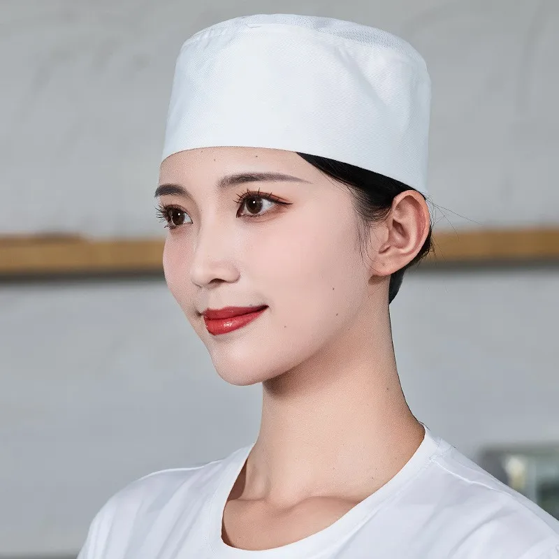 Cappello da cuoco coreano giapponese Berretto elastico da cucina unisex traspirante per il personale del ristorante