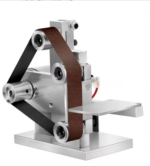 Abrasive Belt Machine Fixed Angle Knife Grinding Cutting Machine Micro Mini Belt Sander DIY Polisher Belt Grinding Machine