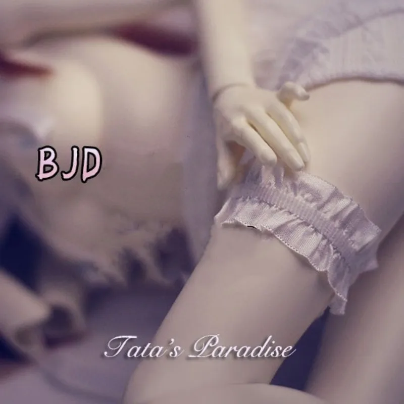 Bjd人形と白セクシーな脚リング脚ループため1/3 1/4 bjd mdd人形アクセサリー1個