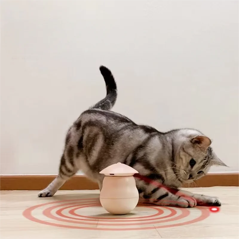 

Modern Infrared Cat Toy Tumbler Automatic Laser Intelligent Self-Pleasure Boredom Relief Artifact for Cat Entertainment