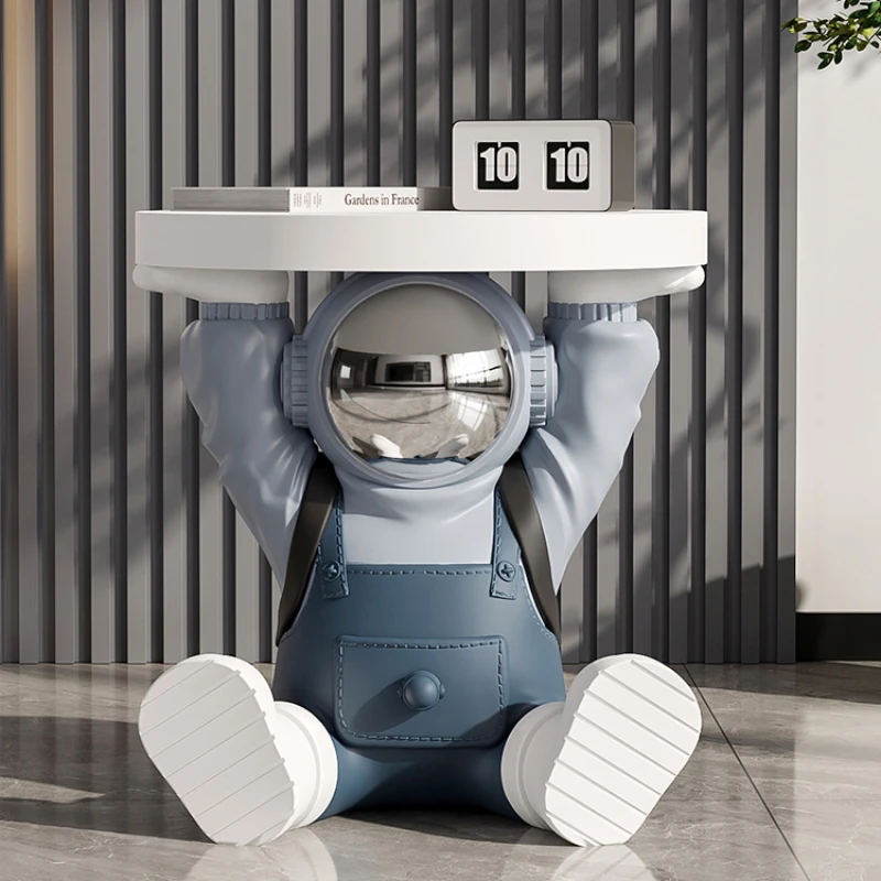 Large Astronaut Bedside Ornaments, Living Room Coffee Table, High-end Home Storage Rack, Coffee Table, Storage Cabinet