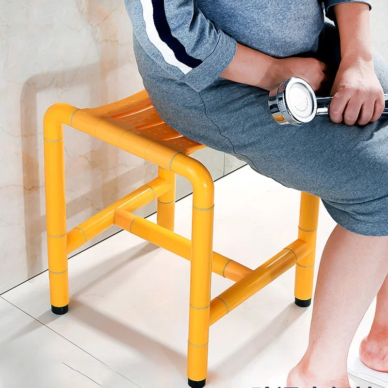 Sedie da bagno per anziani bianche Poggiapiedi per doccia Sedie da bagno portatili ergonomiche Sgabello pieghevole Mobili Para El Hogar