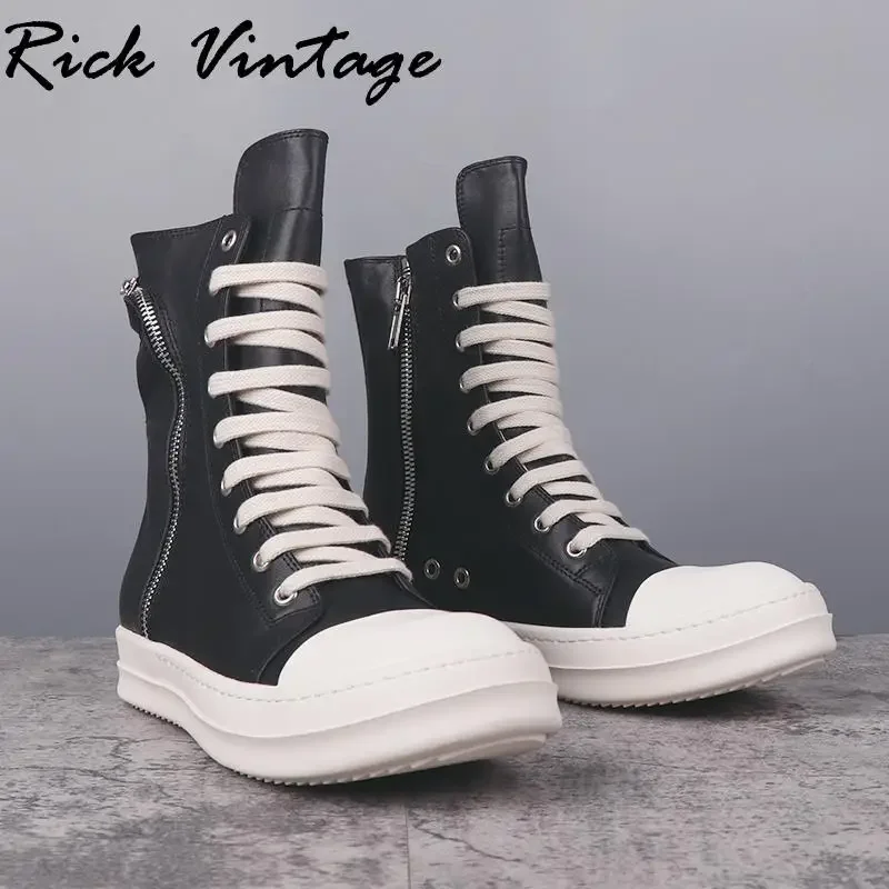 Rick Vintage Original Shoes Sneakers da donna Sneakers da uomo in vera pelle scarpe Streetwear scarpe Casual da uomo stivali di tela Ankel