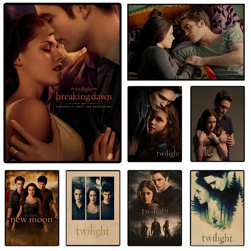 Twilight Love Fantasy Movie Poster Vampire Werewolf Horror Adventure Comedy Film Canvas Picture Wall Art Living Room Home Decor