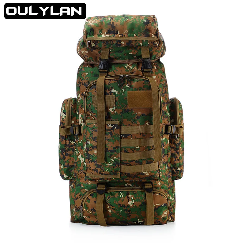 

New 80L Tactical Backpack Waterproof Trekking Fishing Hunting Bag Molle Backpack Outdoor Sport Military Rucksacks