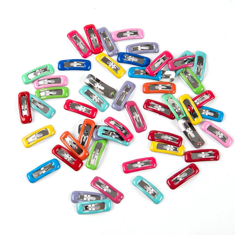 10Pcs/set 2cm Mini Cute Hair Clip Children Side Clip Baby Hair Accessories Pet BB Clip Small Doll Cat Dog Hairpin