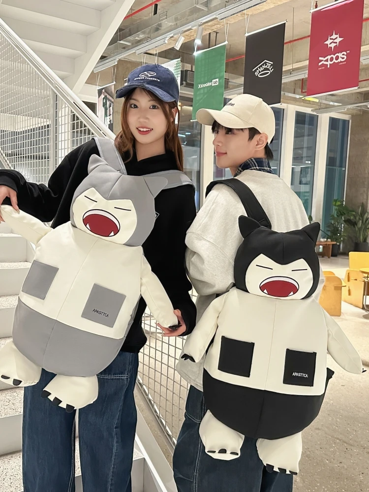 Cartoon Motorcycle Travel Commuter Backpack Unisex 43x14x46cm Soft Handle Zipper Closure Medium Hardness Anti-Splash Water