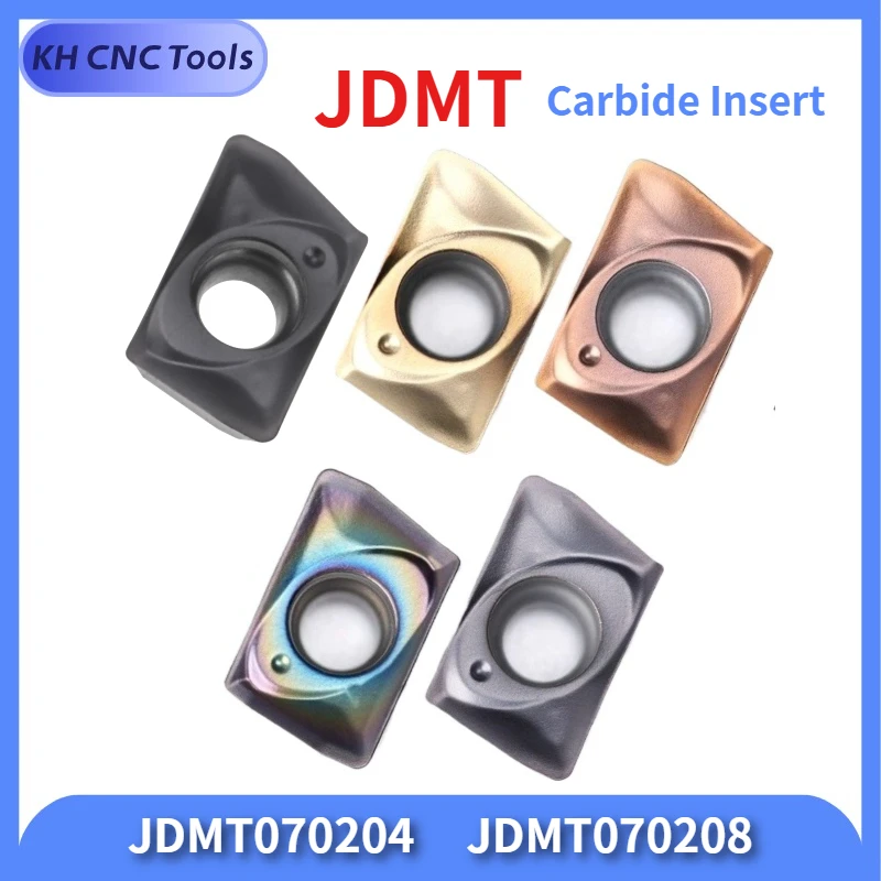

KH CNC JDMT Turning Blades JDMT07 CNC Milling Blades JDMT0702 JDMT070204R JDMT070208R Milling Inserts for ASM07R Milling Cutter