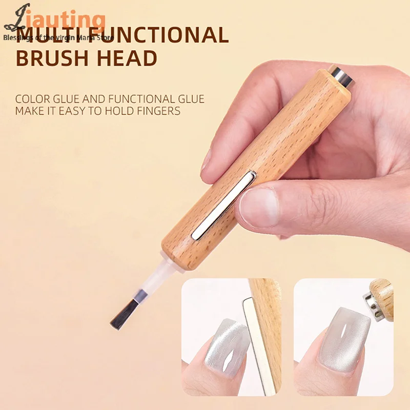 3 in 1 multifunzionale forte magnete per occhi di gatto UV/LED gel spazzola di ricambio bastone magnetico per unghie per manicure di design per nail art