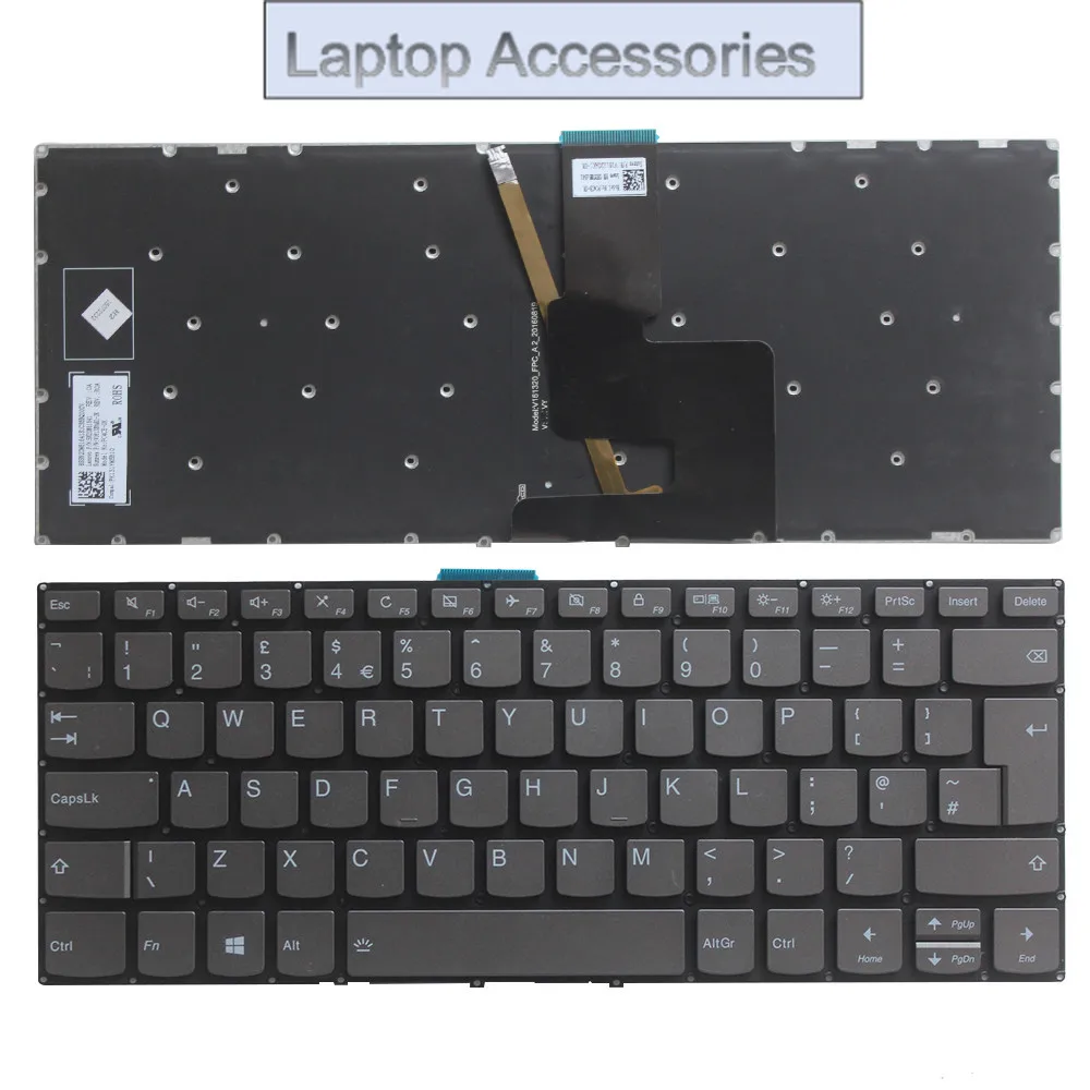 

NEW For Lenovo Ideapad 330S-14 330S-14IKB 330S-14AST UK Keyboard With backlit