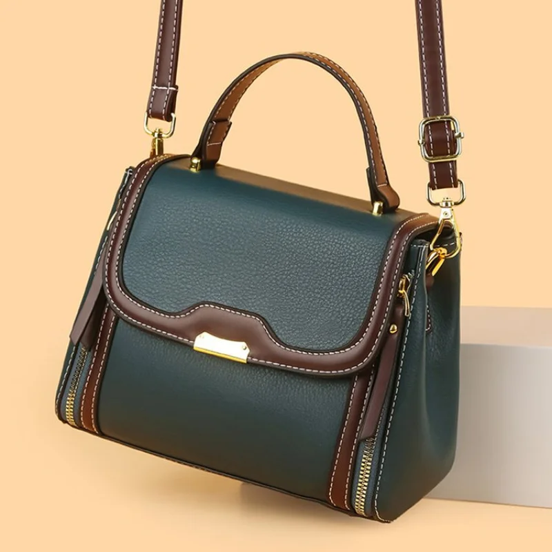 

Ladies Shoulder Bag Made Of Fine Leather Boasting Famous Designer Inspired And Trendy Daily Look​