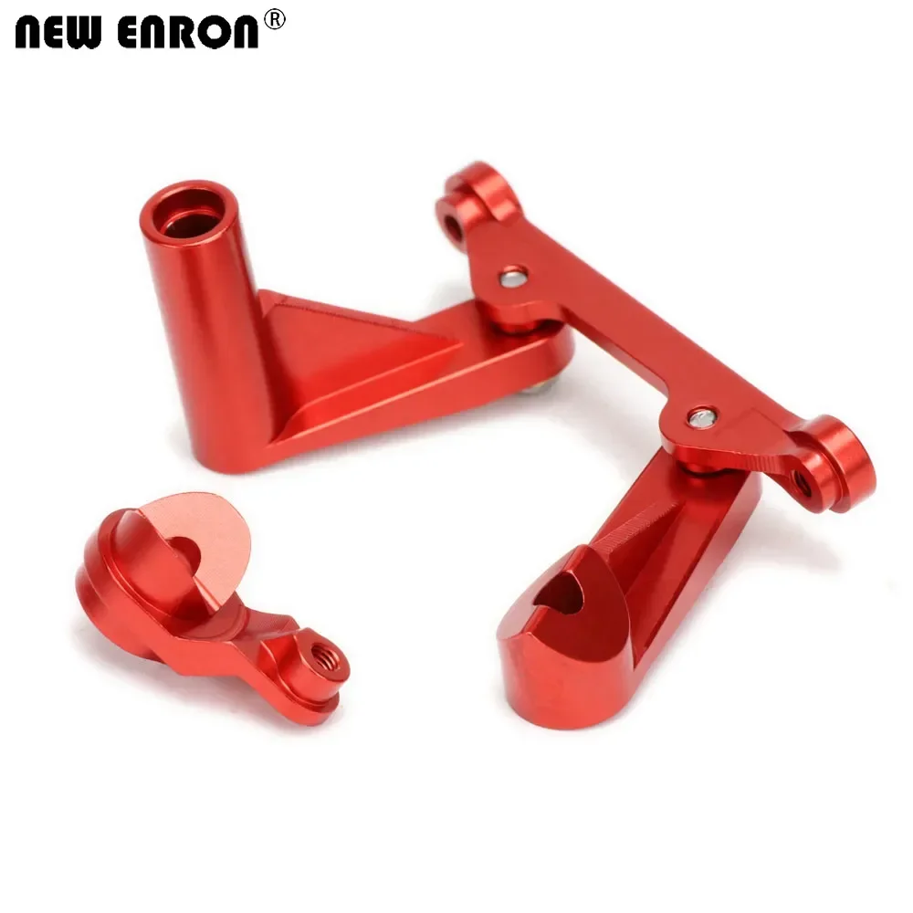 NEW ENRON Aluminum Alloy Steering Assembly #LOS231008 Upgrade Parts 1Set for RC Car 1/10 Team Losi 1/10 Baja Rock Rey LOS03020T1