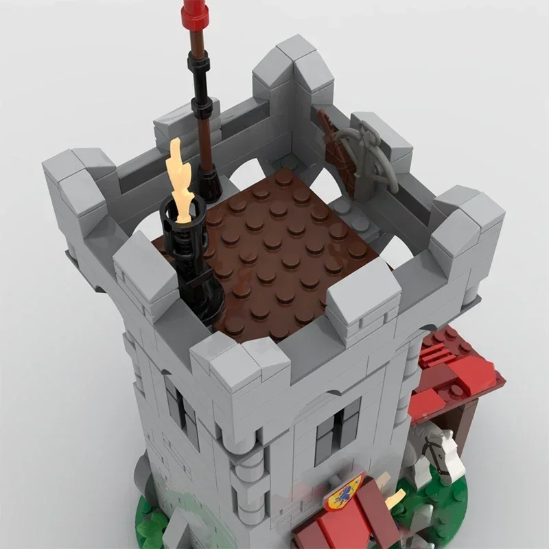 Moc Building Bricks Military Castle Model Modular Watchtower Fortress Technology Blocks Gifts Christmas Toys DIY Sets Assembly