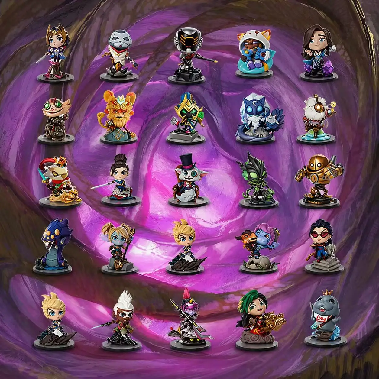 Figura da Série 2 de League of Legends: Tristana, Baron Nashor, Thresh, Azir, Bard, Jhin, Jinx, Taric, Embalagem Original e Nova