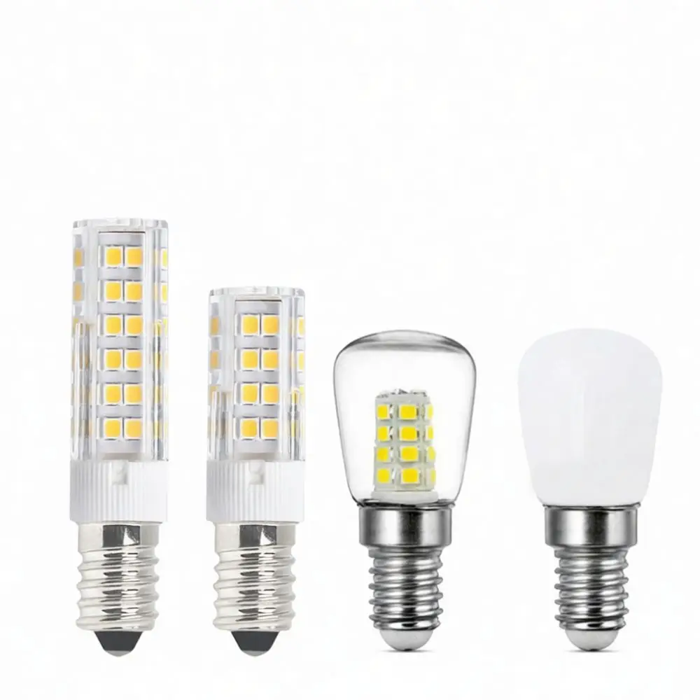 Efficient LED Bulb E12 E14 Screw Base Warm White Lighting For Refrigerator Sewing Machine Bedside Lamp Spare Bulb