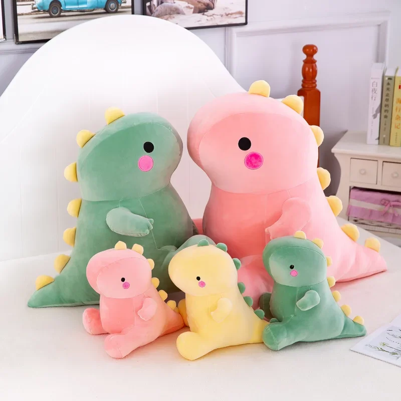 20cm Squishy Dinosaur Doll Plush Toy Soft Dino Plushie Little Cartoon Kawaii Animal Kids Birthday Stuffed Animal Patung Dolls