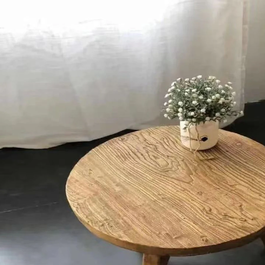 Portable Coffee Tables Room Child Safety Natural Vintage Rustic Italian Design Industrial Side Table Room Tafel High Furniture