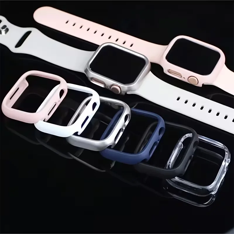 PC Case For Apple Watch Series 12 11 10 42mm 46mm Matte Hard Cover 2026 Bumper Protector for iWatch 7 8 9 41mm 45mm Accessories