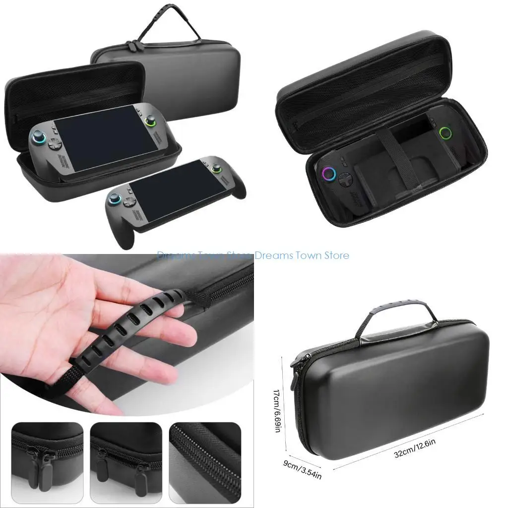 

HX6A Handheld Carrying Case Storage Bag Hard Organizers Dustproof for Gaming Consoles