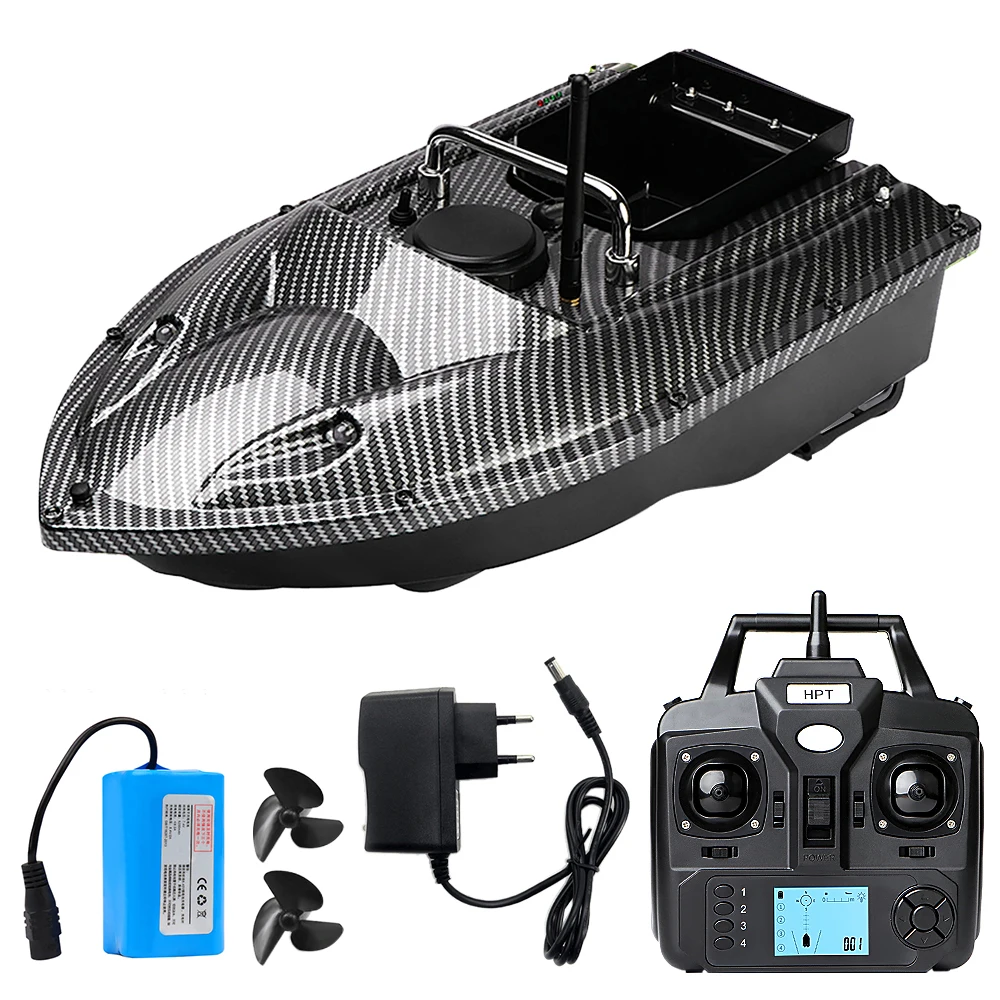 GPS Fishing Bait Boat with Single Bait Containers Automatic Bait Boat with Remote Control