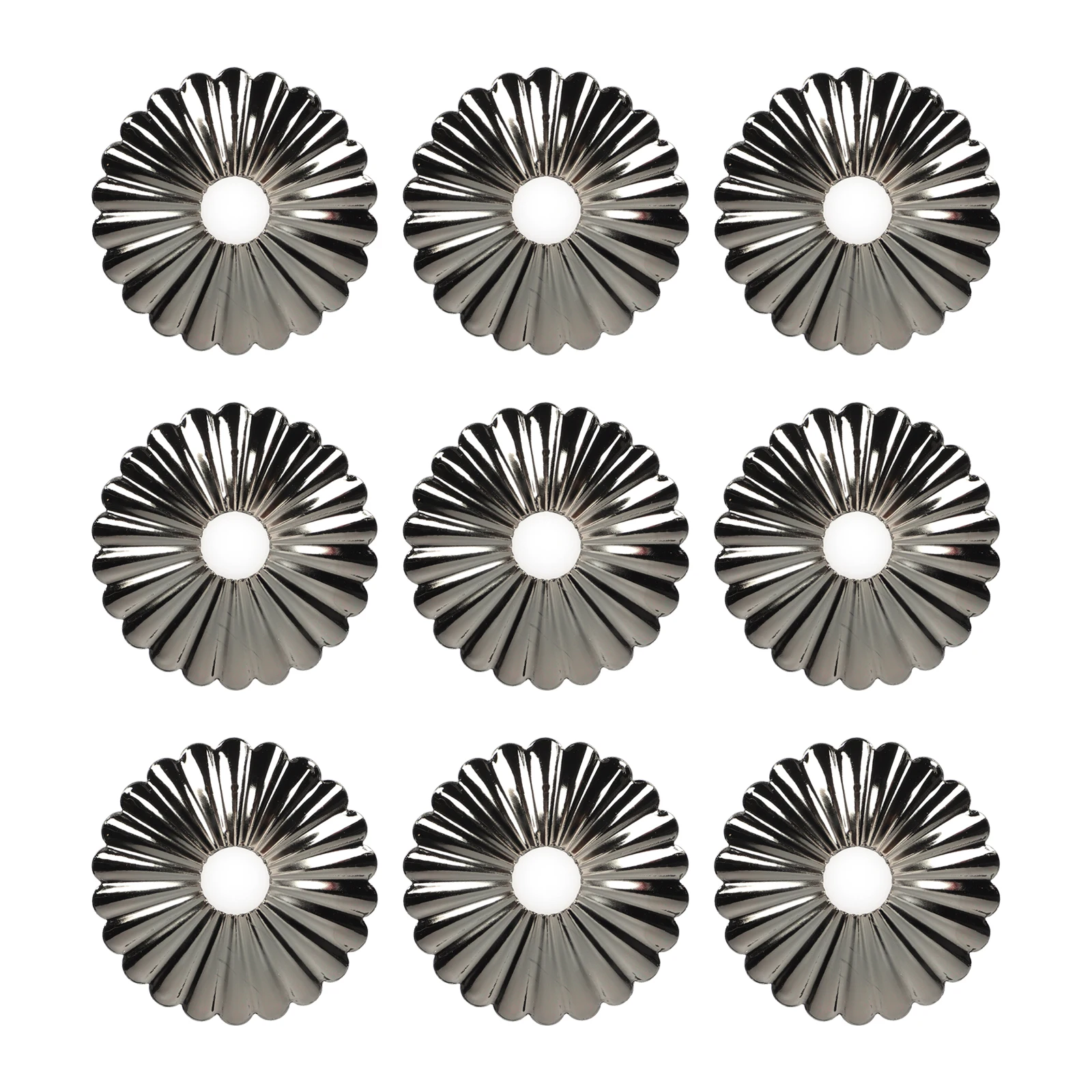 

10pcs Iron Lamp Replacement Flower Shaped Light Decoration For Home Bedroom Chandelier Lighting Plate Cover Table Lamp Gasket