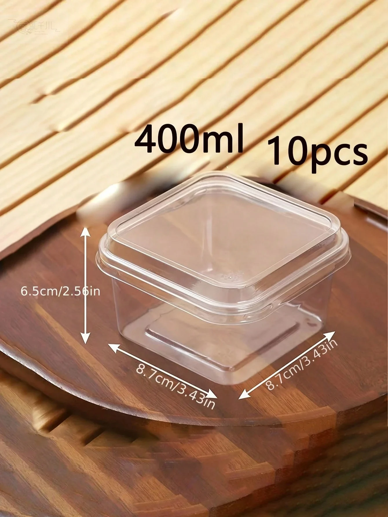 Cake Box  Box Dessert Soy Milk Disposable Thousand Layer Fruit Yogurt Box Cake Wood Bran Cup Packaging Box 10Pcs view 6